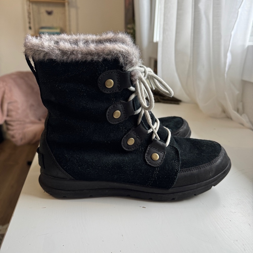 Sorel Explorer Joan Women's Black Boots